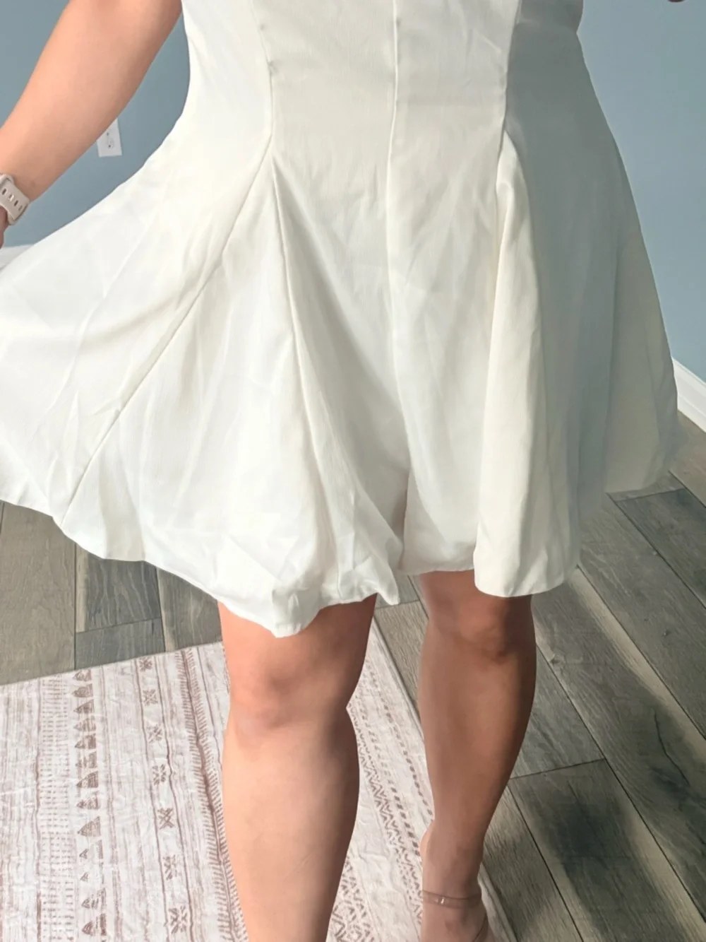 Pretty Little Thing Satin Bow Detail Romper sz 12 - Picture 4 of 5